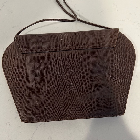 Walter Steiger Vintage Crossbody Leather Purse. Brown leather. - Picture 10 of 15